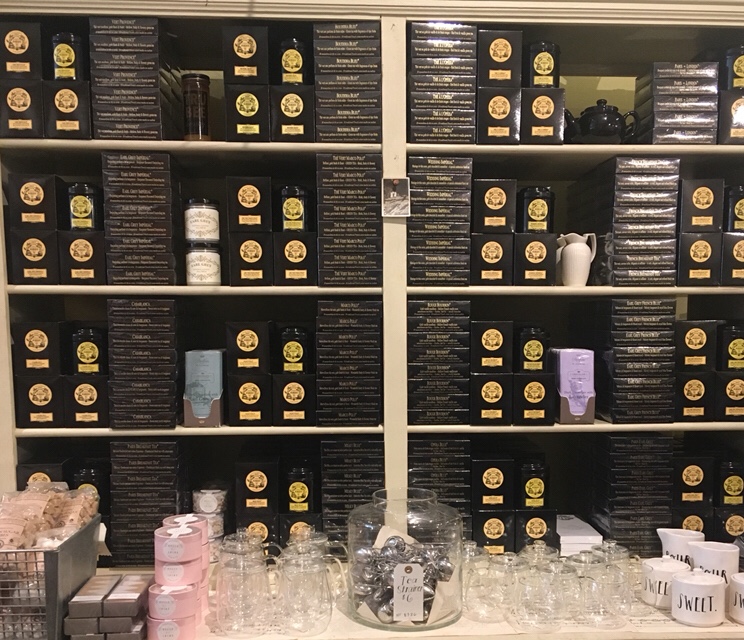 Fully Stocked Mariage Frères Tea Display - Ted Kennedy Watson